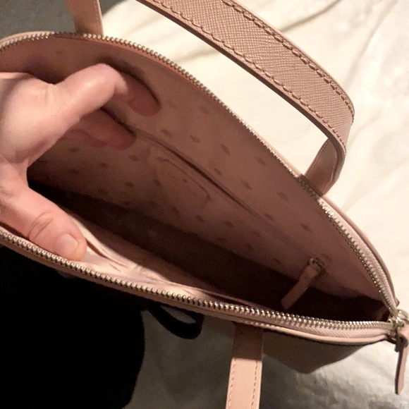 Kate Spade satchel-Medium pink & burgundy - Picture 3 of 6